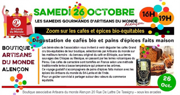 Dégustation Gratuite de Cafés Bio & Pains d'Épices Faits Maison