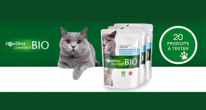 Emincés BIO au saumon pour chat Équilibre & Instinct