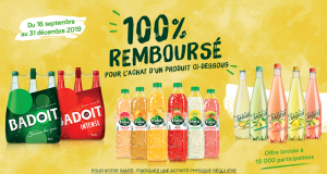 Produits Badoit ou Volvic 100% Remboursés