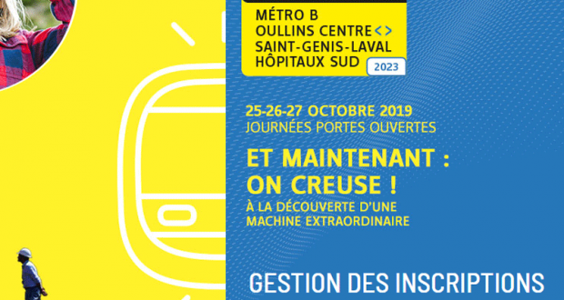 Visite gratuite du chantier du prolongement de la ligne B du métro de Lyon