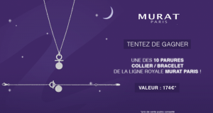 10 parures collier bracelet Murat Paris offertes