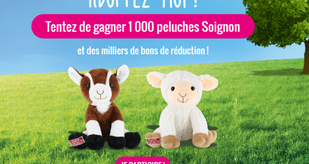 1000 peluches Soignon offertes