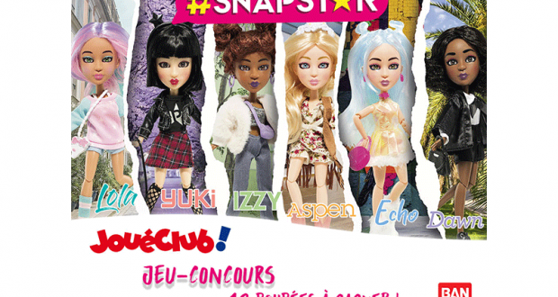 12 poupées SnapStar de Bandai offertes