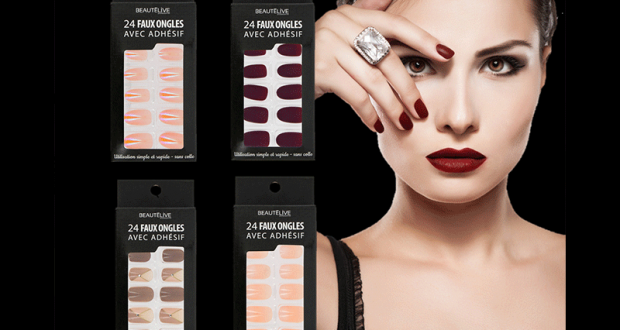 20 Kits faux ongles adhésifs Beautélive à Tester