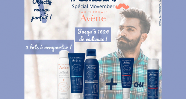 3 lots de produits pour le rasage Avène Men offerts