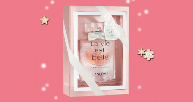 5 coffrets édition limitée Noël La vie est Belle de Lancôme offertes