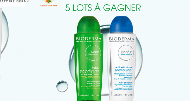 5 lots de 2 produits de beauté Bioderma offerts