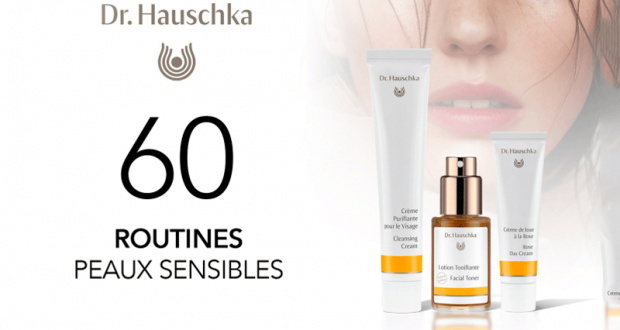 60 routines Peaux Sensibles de Dr. Hauschka à tester