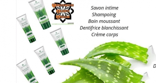 Box de produits de beauté à l'aloé vera offerte