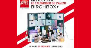 Calendrier de l'avent de produits de soins Birchbox offert