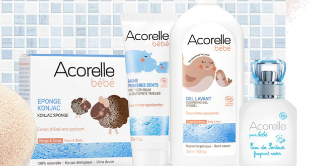 Lot de 3 soins Acorelle Bébé offert