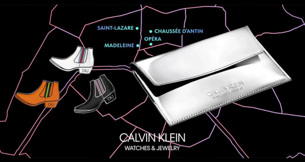 Pochette Calvin Klein offerte sur simple visite