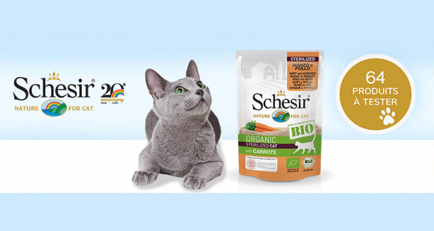 Sachet Humide pour Chat Sterilisé BIO Schesir à tester