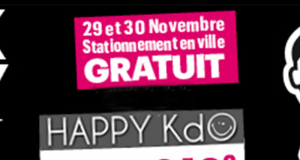 Stationnement gratuit dans tout le centre-ville