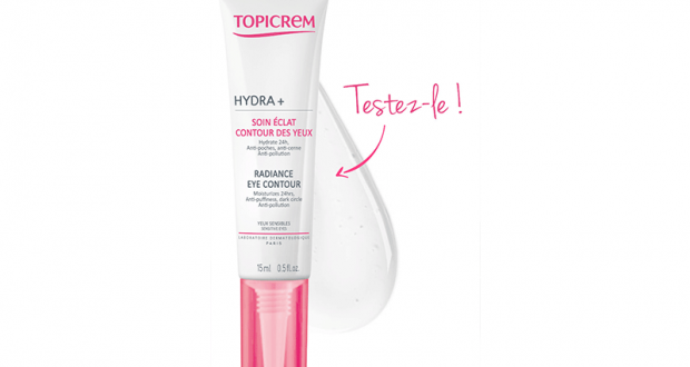 Testez Hydra+ Soin éclat contour des yeux Topicrem