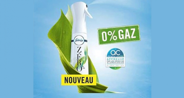 Testez gratuitement Febreze Zéro%