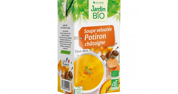 Testez la Soupe Veloutée Potiron – châtaigne Jardin BiO