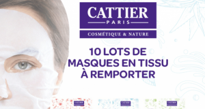 10 lots de 3 masques de beauté en tissu offerts