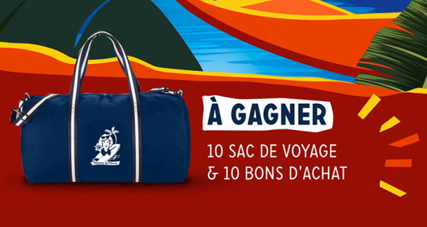 10 sacs de voyage et 10 bons d’achat Mamie Nova offerts