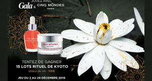 15 lots de 2 produits de soins Kyoto offerts