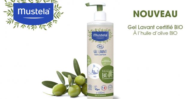 20 Gels Lavant corps et cheveux BIO Mustela à tester