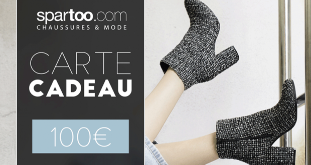 20 bons d'achat Spartoo.com de 100 euros offerts