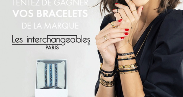 20 coffrets de bracelets Les Interchangeables offerts