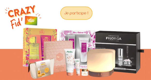 22 lots de produits de beauté offerts