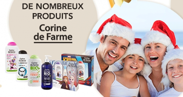 24 Coffrets de produits et de soins Corine de Farme offerts