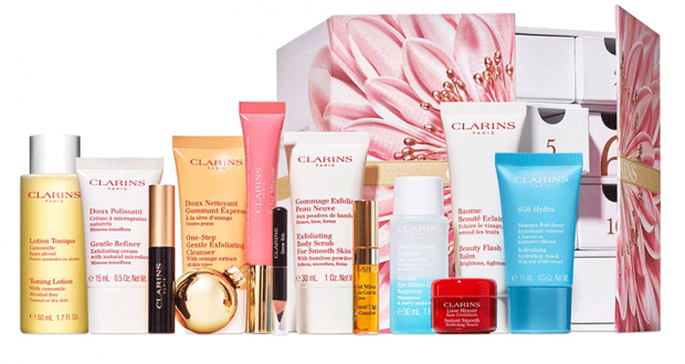 24 produits de soins Clarins offerts