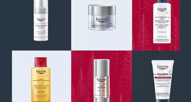 30 lots de 3 produits de soins Eucerin offerts