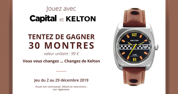 30 montres Kelton offertes
