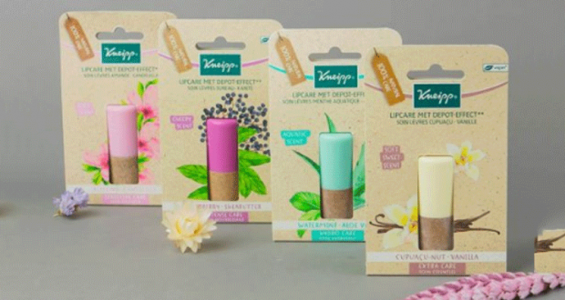 7 coffrets de 4 soins lèvres Kneipp offerts