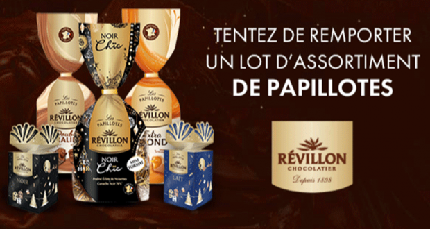 80 lots de chocolat Revillon offerts