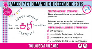 Distribution gratuite de 20 000 soupes et smoothies