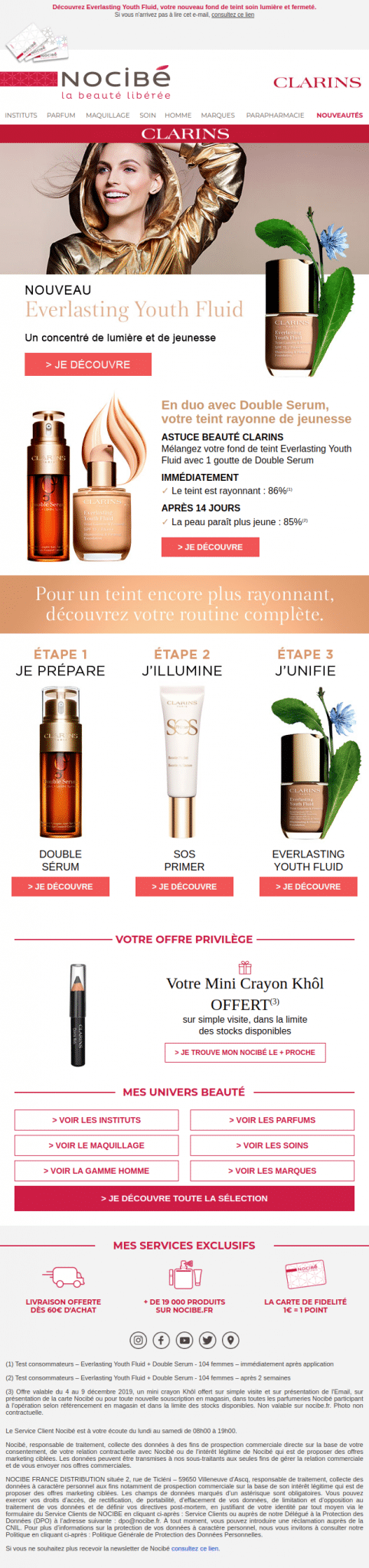 Mini crayon Khôl de Clarins