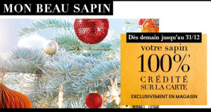 Sapin 100% remboursé