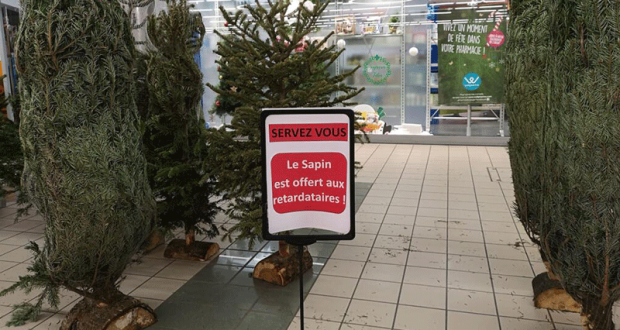 Sapin gratuit - Intermarché Jarville