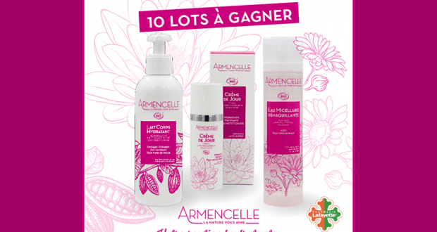 10 lots de 3 produits de soins Armencelle offerts