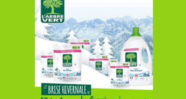 10 lots d’un an de lessive L’Arbre Vert offerts