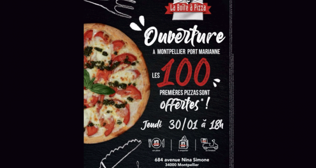 100 Pizzas offertes chez La Boîte à Pizza