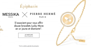 12 bracelets en or jaune et diamants offerts