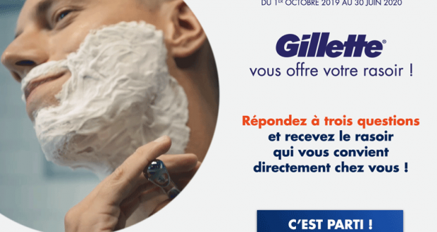 199850 Échantillon gratuit de rasoirs Gillette Skinguard ou Proglide