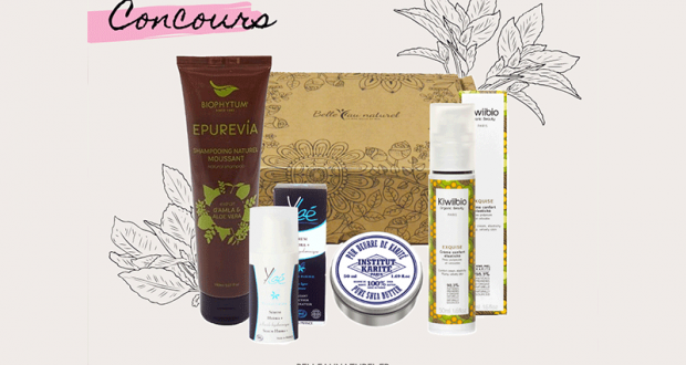 2 box de produits cosmétiques bio offertes