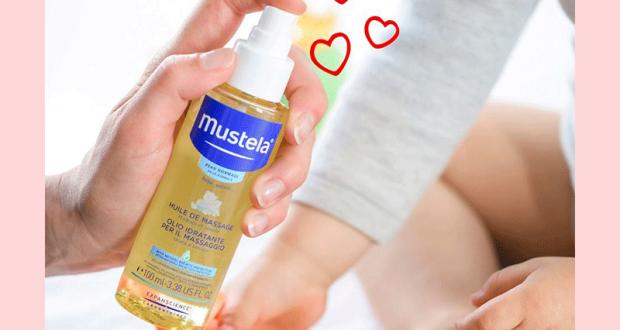 3 huiles de massage Mustela avec 1 cadeau surprise