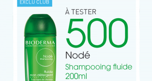 500 shampooings Nodé de Bioderma offerts