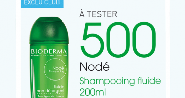 500 shampooings Nodé de Bioderma offerts