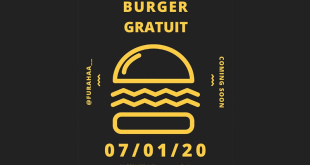 Burger Gratuit chez Furahaa to Go