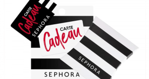 Carte cadeau Sephora de 50 euros offerte