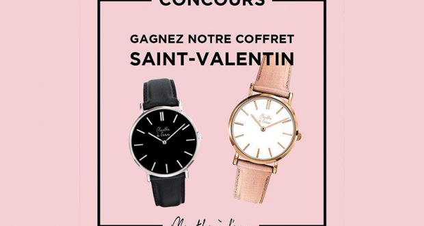 Coffret contenant 1 montre homme avec 1 montre femme